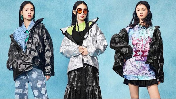 金屬工藝羽絨服面料，帶貨女王必備！